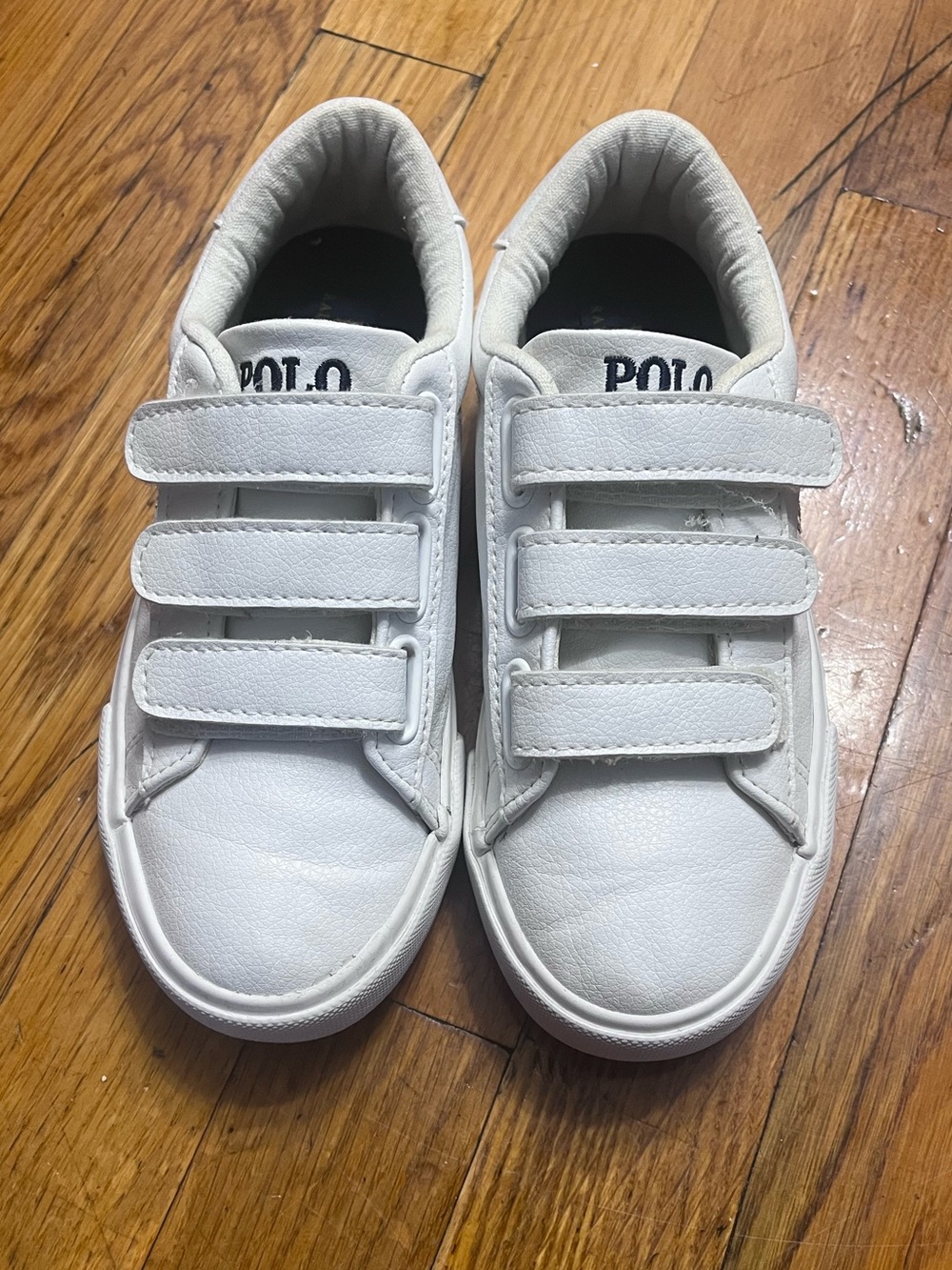 Polo by Ralph Lauren Boys' Heritage Court  Triple Hook and Loop Sneakers